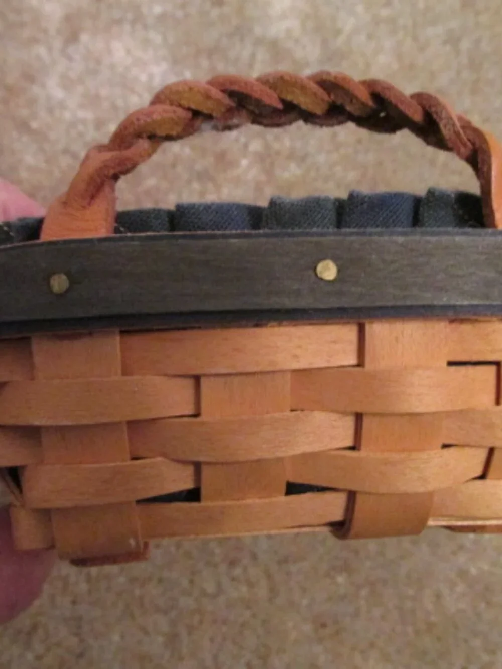 Longaberger 2002 Renewal basket plus extras
